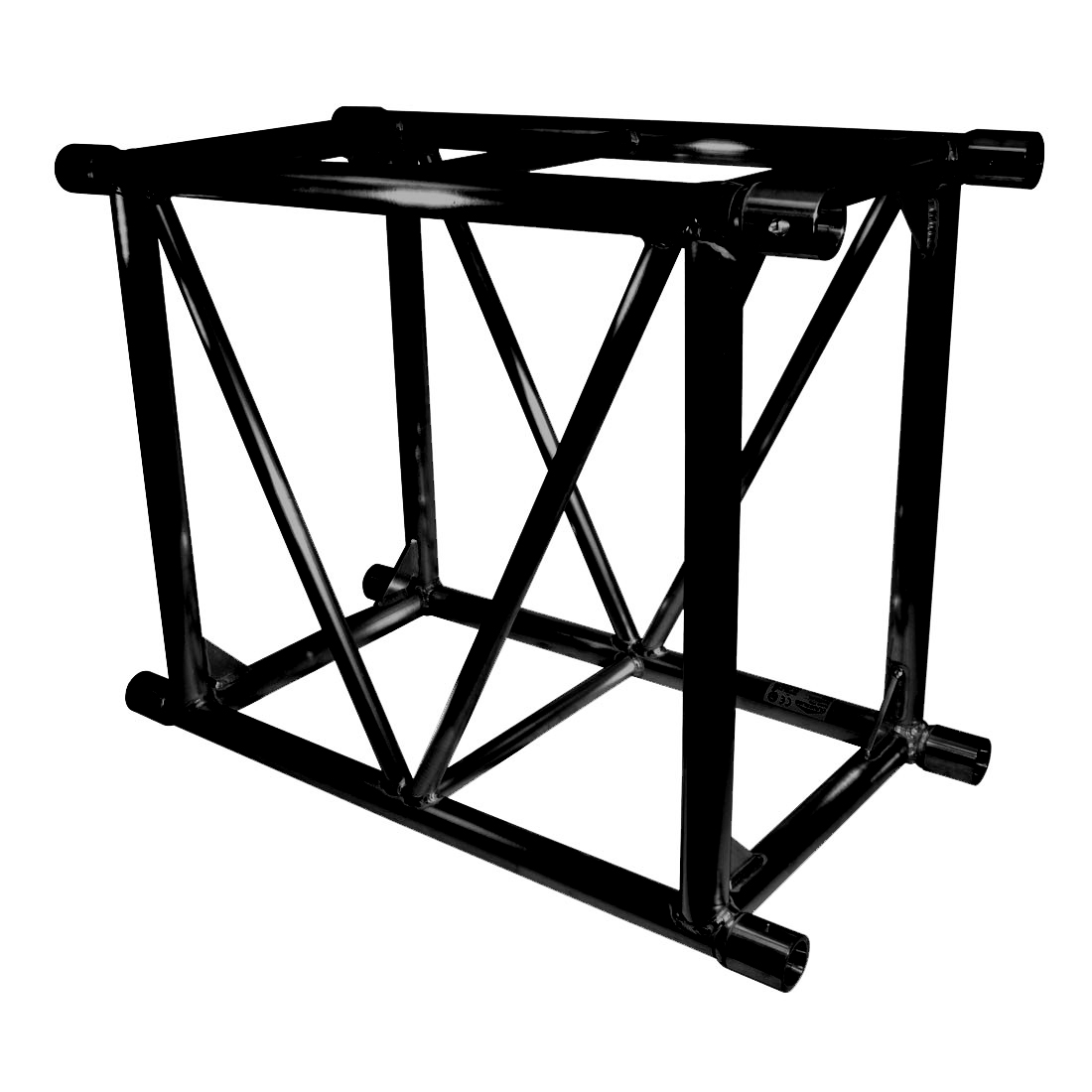 DuraTruss DT 74/4-100 BLACK – rektangulær truss i DT 74/4-serien